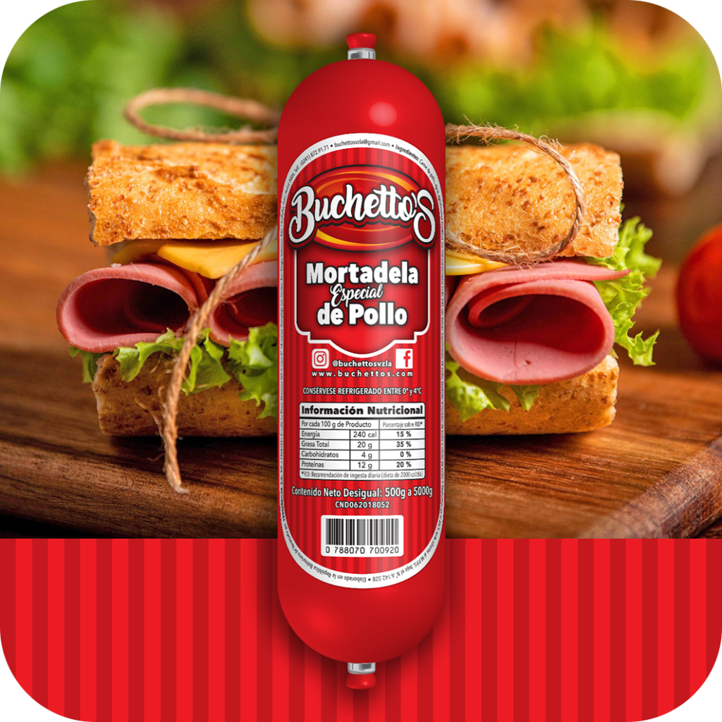 Mortadela de Pollo 1KG